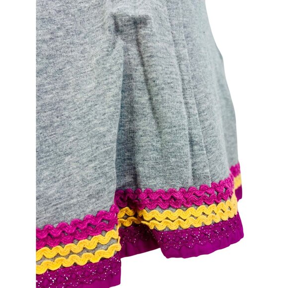 Y2K RARE Free People Boho Pleated Embroidered A-Line Mini Skirt • Skater Indie 6 - Picture 6 of 16